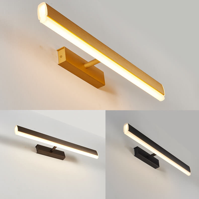 Exquisite PC-Lampenschirm-Langstreifen-LED-Spiegel-Frontwandleuchte 