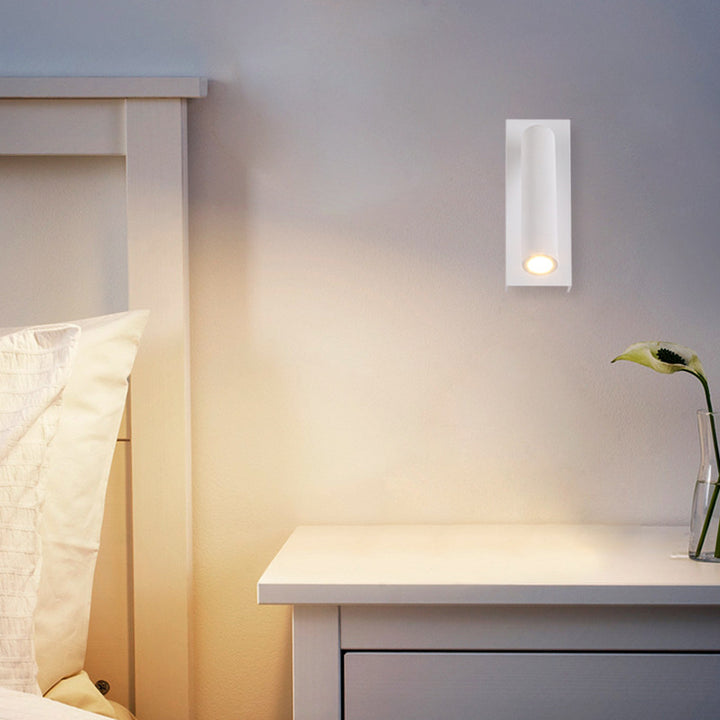 Applique murale LED rotative en aluminium minimaliste moderne 