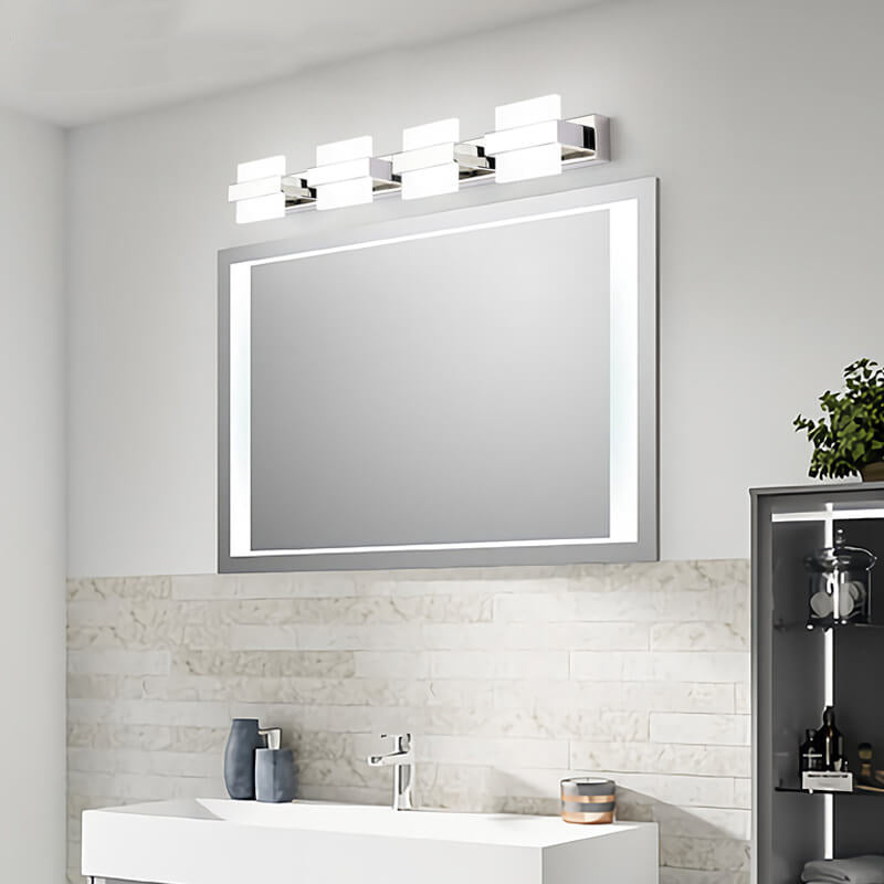 Modernes quadratisches Kombinationsdesign aus Acryl, LED-Spiegelfrontleuchte, Wandleuchte 