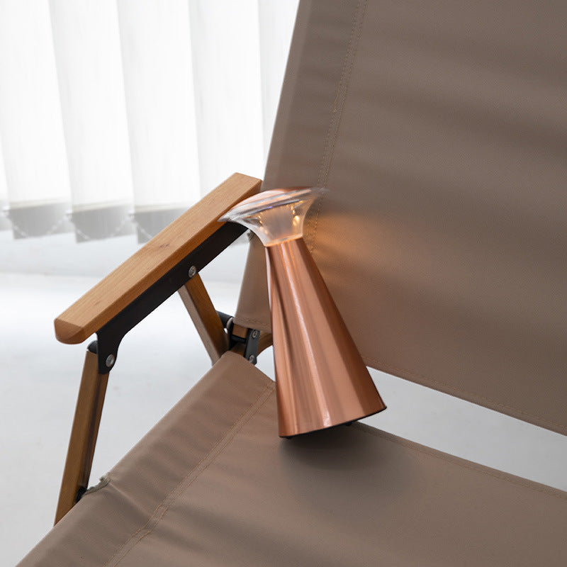 Lampe de table USB LED colonne acrylique champignon de luxe créatif 