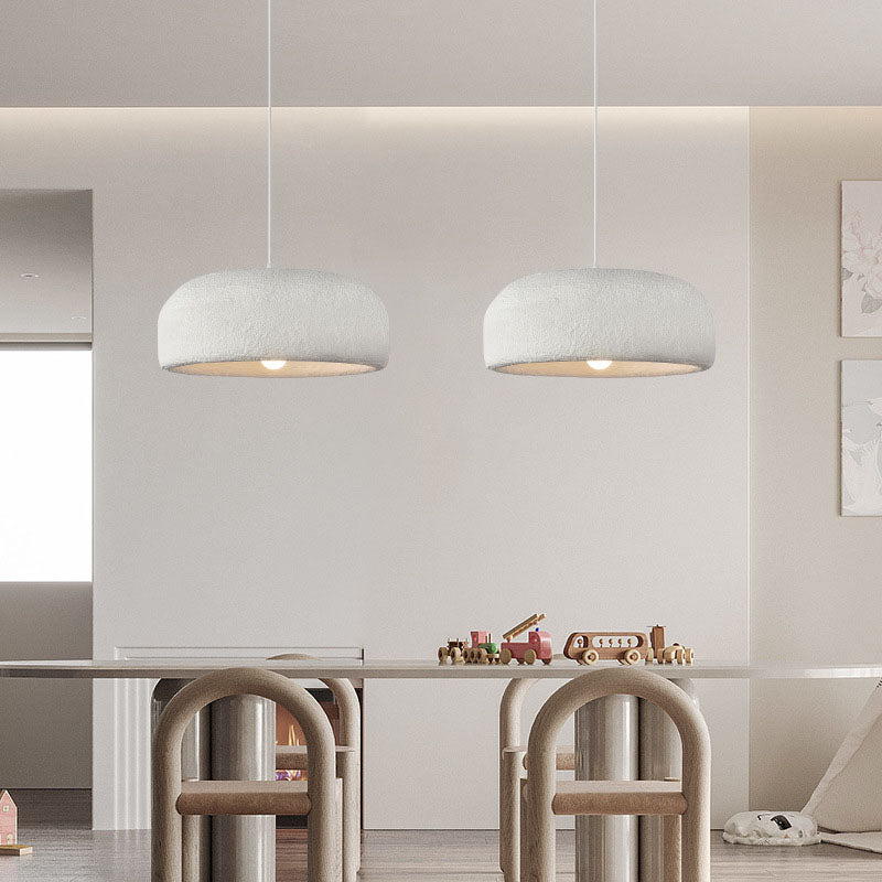 Modern Minimalist Resin Dome 1-Light Pendant Light