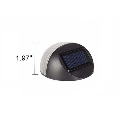 Solar Halbrunde 6 LED Außenterrasse Zaun Wandleuchte Lampe 