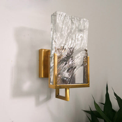 Kreatives modernes Kristall-Eiswürfel-Design 1-Licht-Wandleuchte 