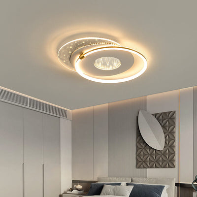 Round Nordic Creative Multi-Style LED Flush Mount Light