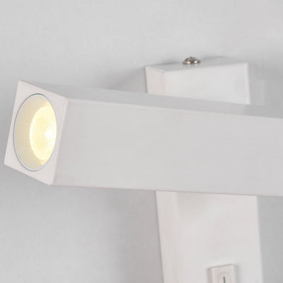 Modern Minimalist Acrylic Rectangular Irradiated LED Wall Sconce Lamp