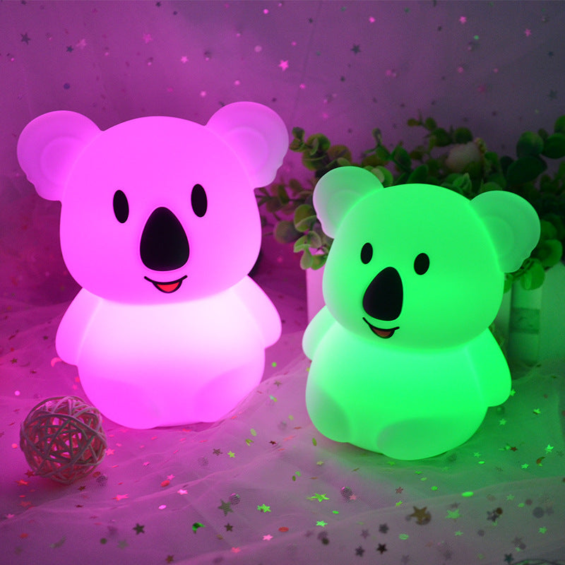 Kreative Koala-Silikon-USB-Pat-Pat-LED-Nachtlicht-Tischlampe 