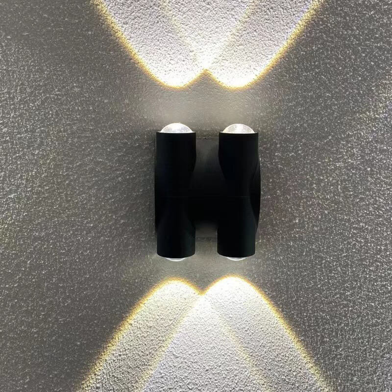 Modern Aluminum Telescope Waterproof Garden LED Outdoor Light Wall Sconce Lamp