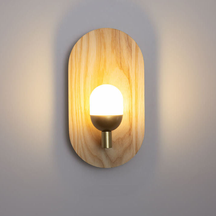 Modern Acrylic Lamp Shade Log Brand 1-Light Wall Sconce Lamp