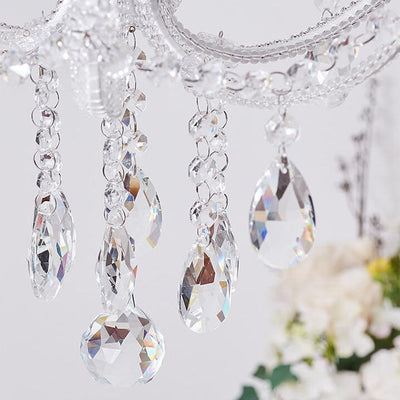 Nordic Light Luxury Arc Crystal Glass 1-Light Pendant Light