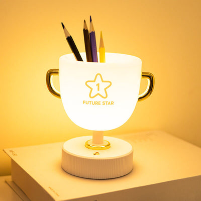 Kreative Trophäenbecher LED Nachtlicht USB Tischlampe 