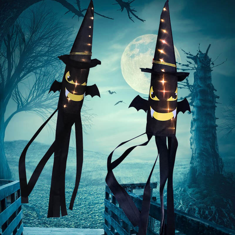 Guirlande lumineuse décorative pour Halloween, fantôme, chauve-souris, citrouille, squelette, fête, Patio 
