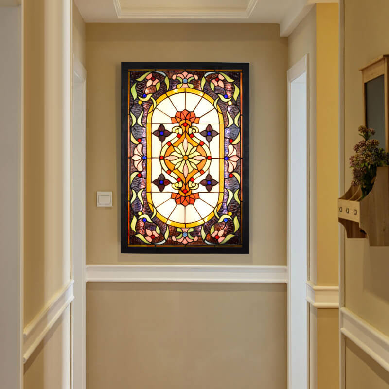 Creative Luxury Stained Glass Tiffany LED Wall Sconce Lamp