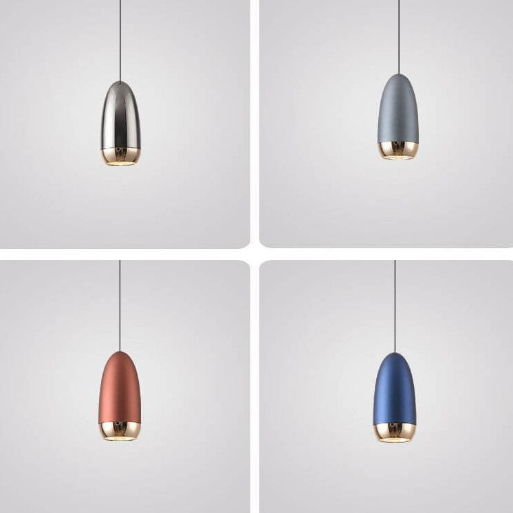 Industrial Aluminum Creative Bullet LED Pendant Light