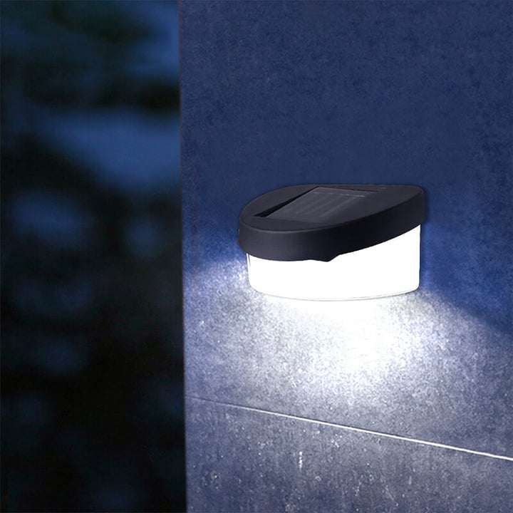 Lámpara de Aplique de Pared para Jardín con Energía Solar LED 