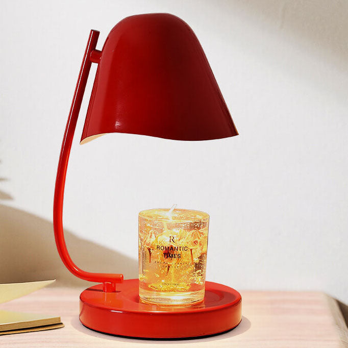 European Red Hardware 1-Light Melting Wax Table Lamp