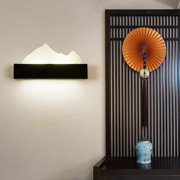 Creative Acrylic Chinese Iceberg Design LED Wall Sconce Lamp