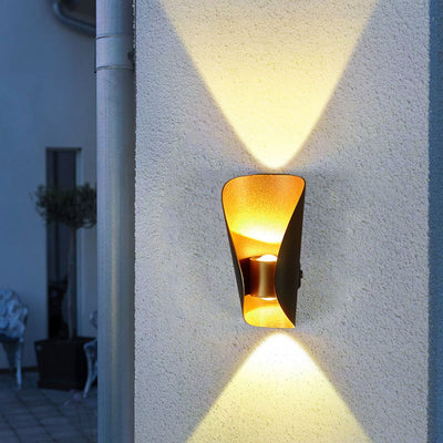 Moderne minimalistische kreative Form Außenterrasse Balkon wasserdichte LED Wandleuchte Lampe 