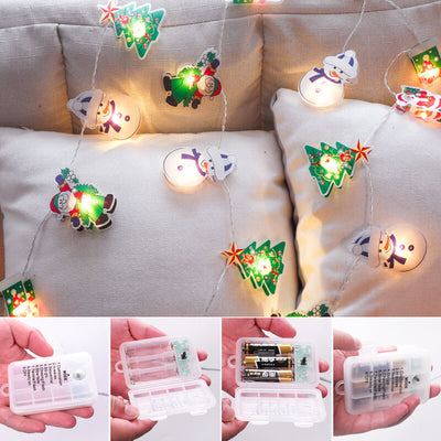 Christmas Decorative Lights Christmas Tree Hanging LED Battery  Decoration Lights