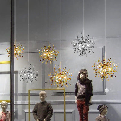 Nordic Creative Art LED-Kronleuchter aus Edelstahl 