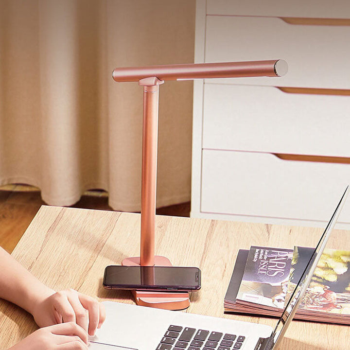Lampe de bureau LED de soins oculaires pliable multifonctionnelle créative 