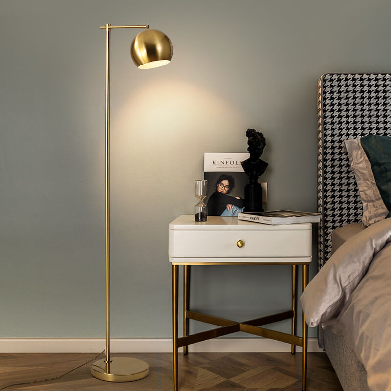 Nordic Light Luxury Iron 1-Light Standing Floor Lamp