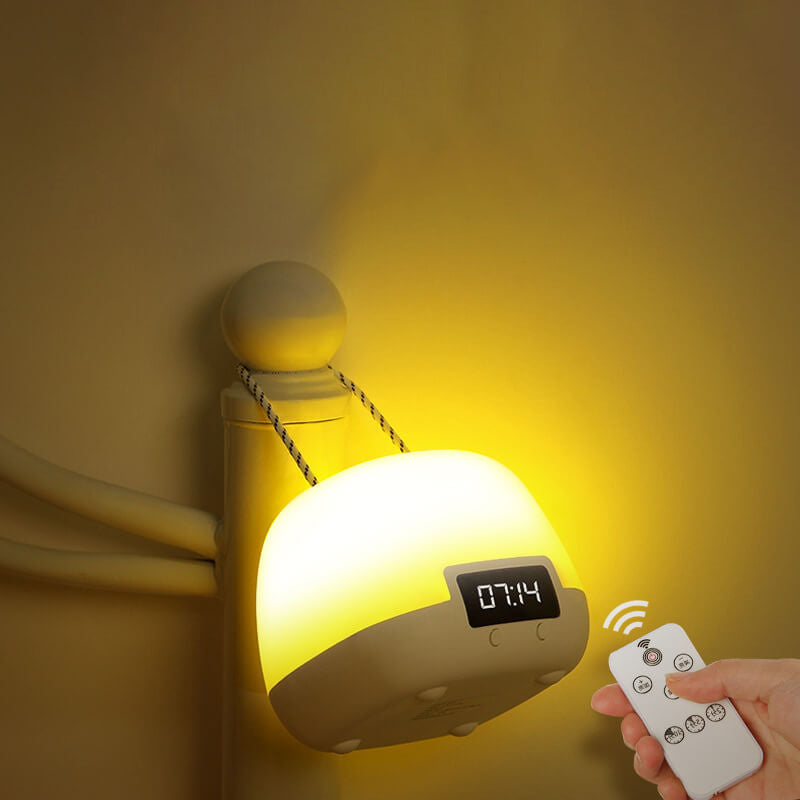 Creative Portable Clock LED Night Light Table Lamp