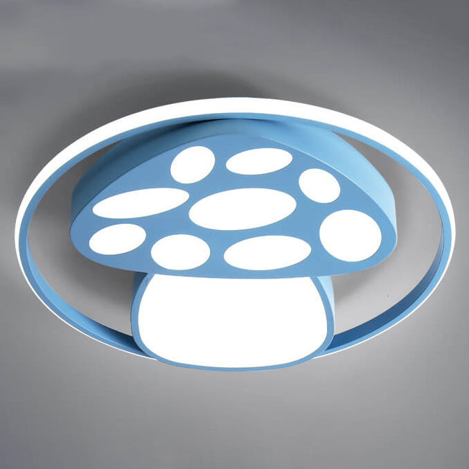 Moderne Cartoon-Pilz-Kreis-LED-Unterputz-Deckenleuchte für Kinder 