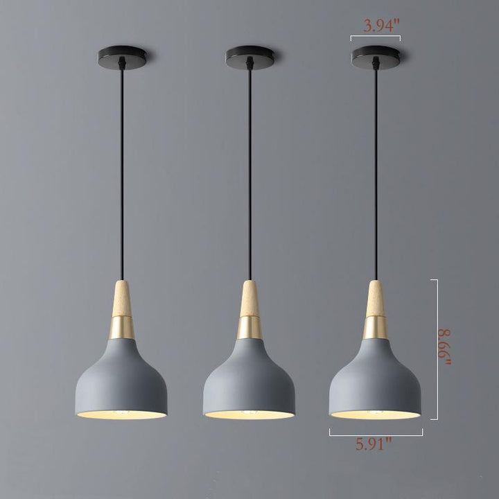 Creative Modern Macaron Disc Art 1-Light Pendant Light