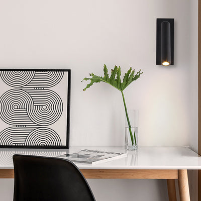 Moderne minimalistische drehbare LED-Wandleuchte aus Aluminium 