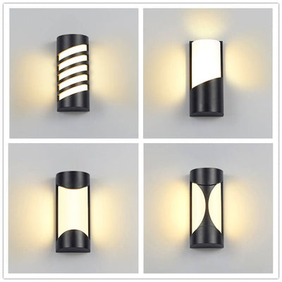 Moderne Zylinder-im Freien wasserdichte LED-Wand-Leuchter-Lampe 