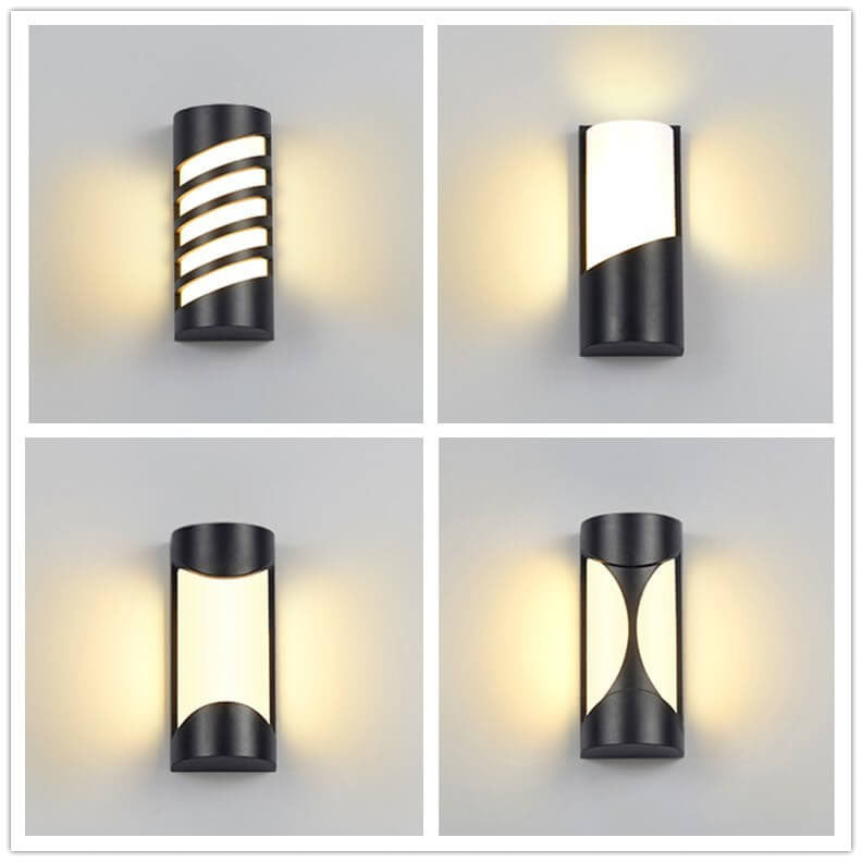 Modern Cylinder Outdoor Waterproof LED Wall Sconce Lamp