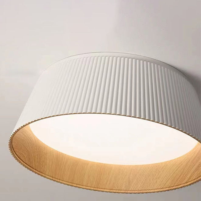 Nordic Minimalist Round LED Iron Pendant Light Flush Mount Lighting