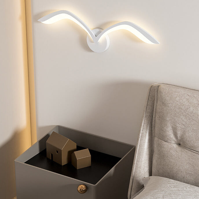 Nordic Minimalist Seagull LED-Wandleuchte aus Acryl 