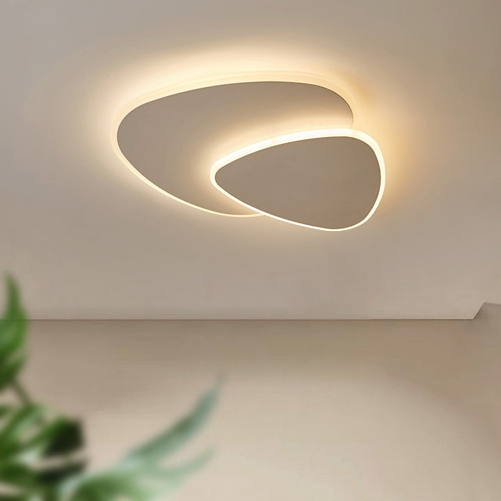 Plafonnier encastré à LED en pierre acrylique moderne et créatif 