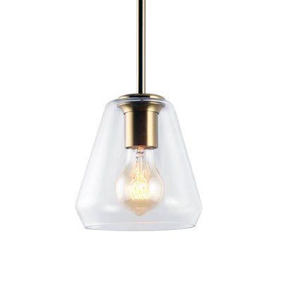 Modern Retro Glass 1-Light Pendant Light