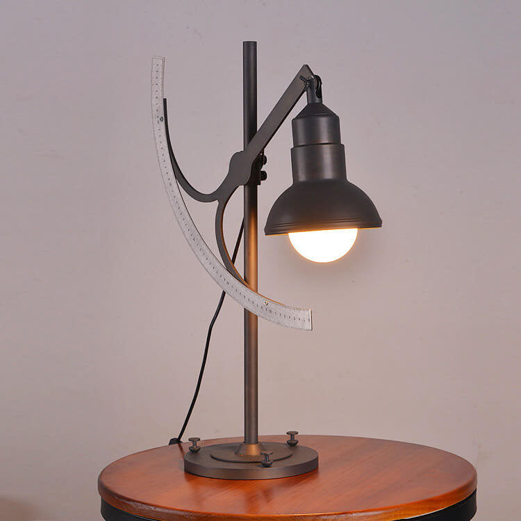 Industrial Iron Creative Steel Ruler 1-Licht-Tischlampe 