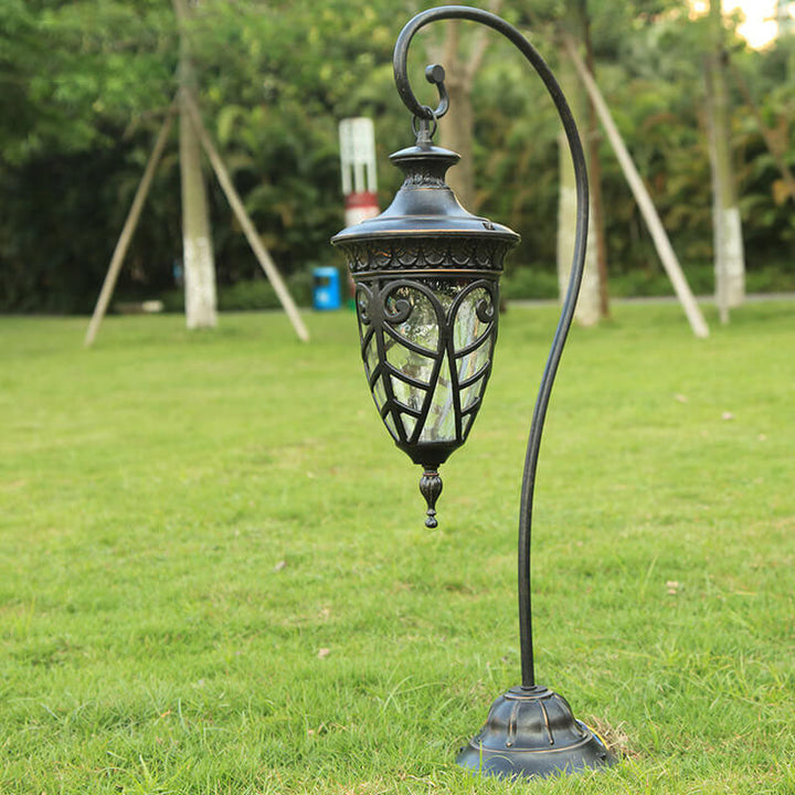 Linterna impermeable europea de aluminio y vidrio, inserto en el suelo, luz de paisaje exterior de 1 luz 