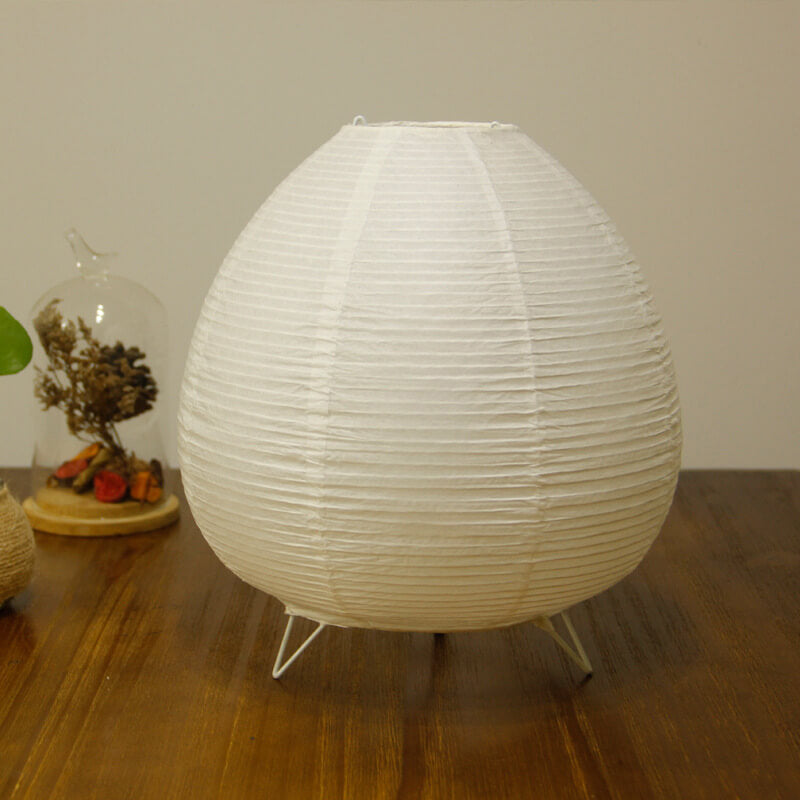 Nordic Minimalist Xuan Paper Lantern 1-Light Table Lamp