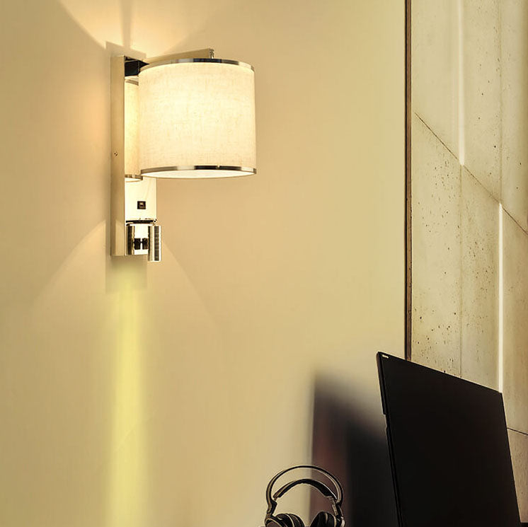 Modern Light Luxury Stainless Steel 1-Light Wall Sconce Lamp