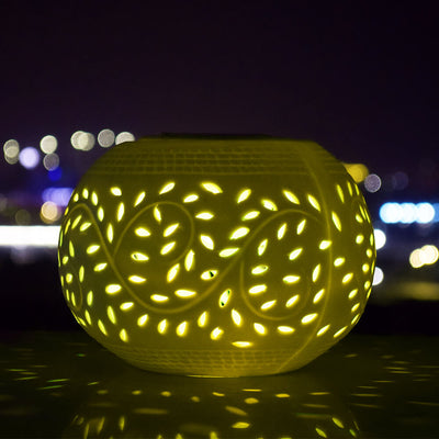 ضوء حديقة خارجي من السيراميك الإبداعي الحديث بالطاقة الشمسية LED 