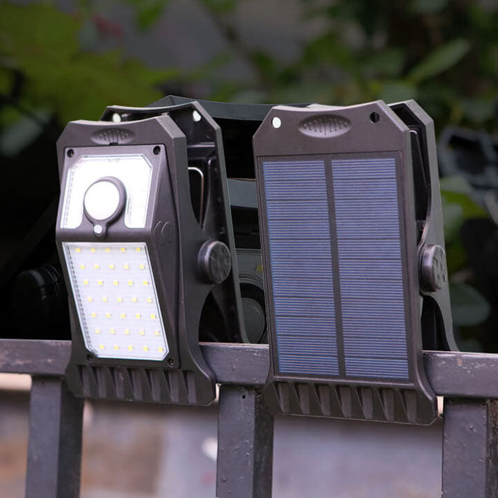 مصباح حائط خارجي يعمل بالطاقة الشمسية LED مع مستشعر حركة 