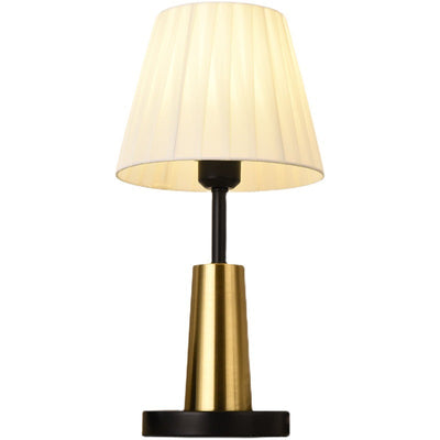 Lampe de table 1 lumière en tissu de fer minimaliste nordique 