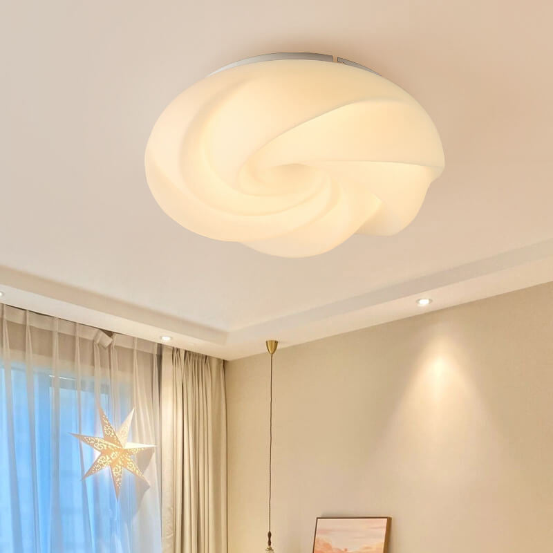 Creative Rose Cloud Design LED Flush Mount Light