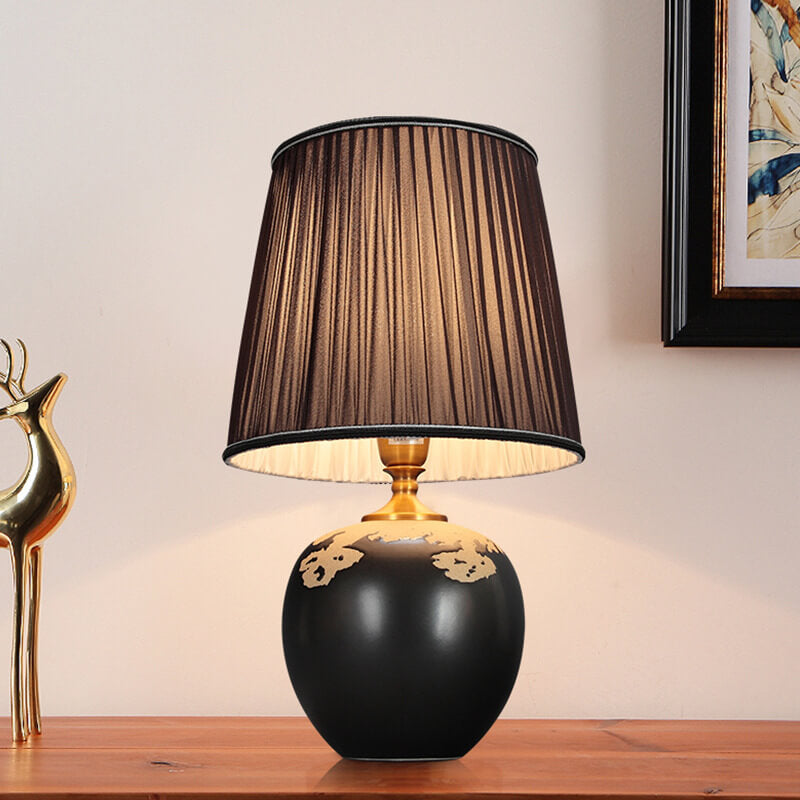 Modern Creative Japanese Ceramic 1-Light Table Lamp