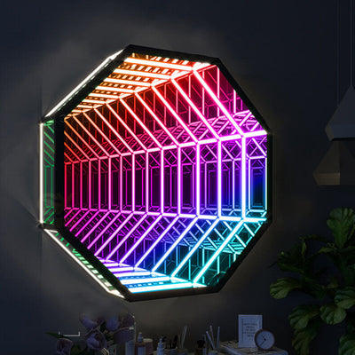 Creative RGB Hexagonal/Octagon LED Decorative Wall Sconce Lamp