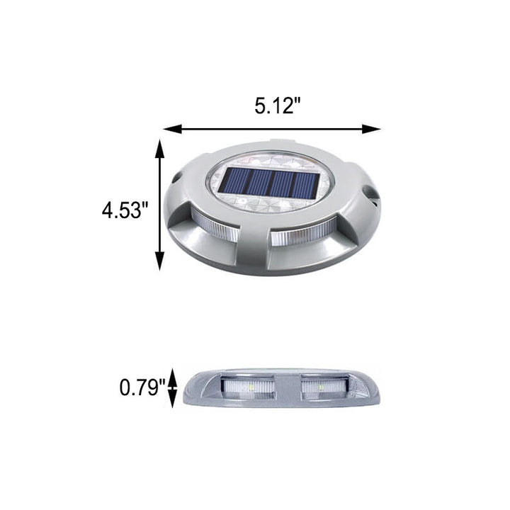 Moderne LED-Solar-Bodeneinbau-Landschaftsleuchte für den Außenbereich 