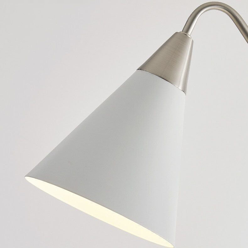 Modern Minimalist Cone Shade Sand Nickel Branch Iron 3/5 Light Chandelier for Living Room