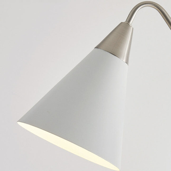 Modern Minimalist Cone Shade Sand Nickel Branch Iron 3/5 Light Chandelier for Living Room
