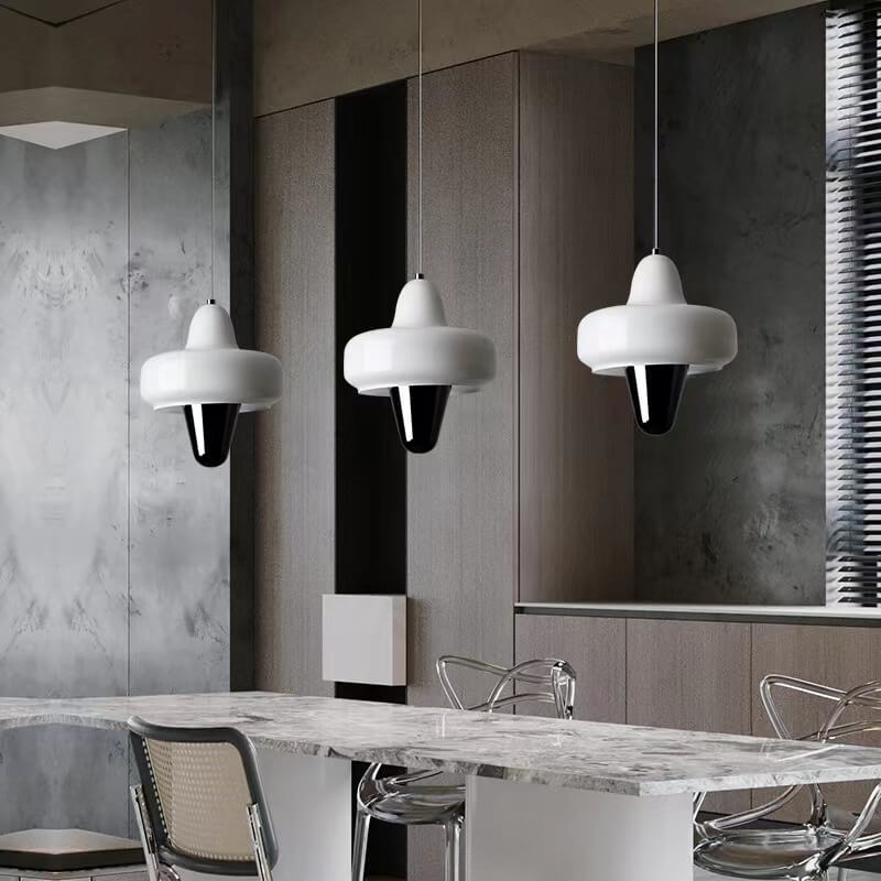 European Light Luxury Solid Color 1-Light Pendant Light