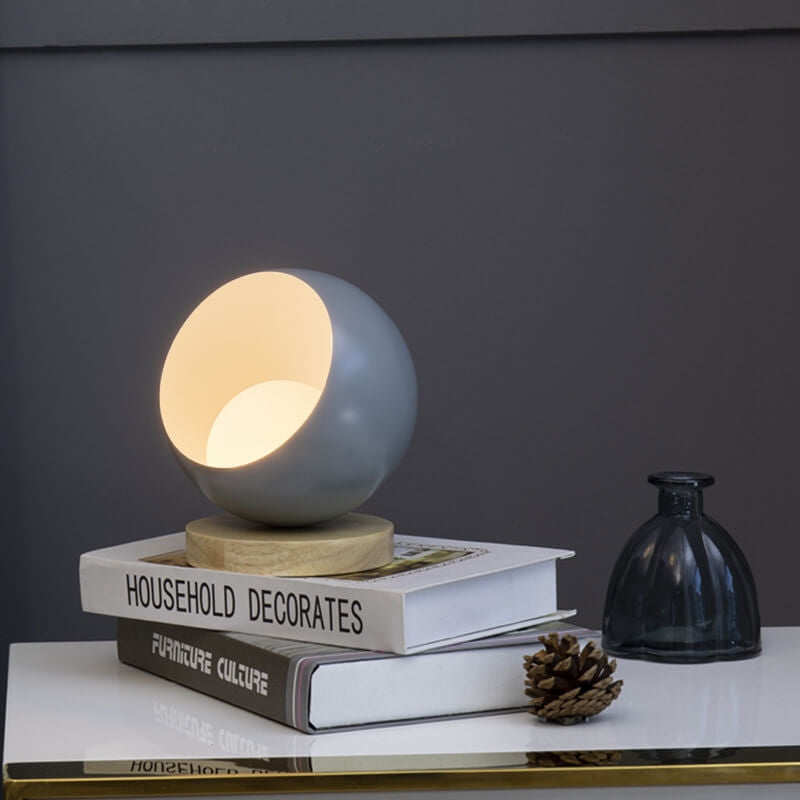 Creative Hemispherical Macaron Color LED Night Light Table Lamp